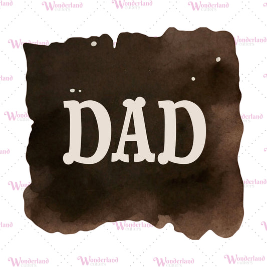 Dad Leather Sign