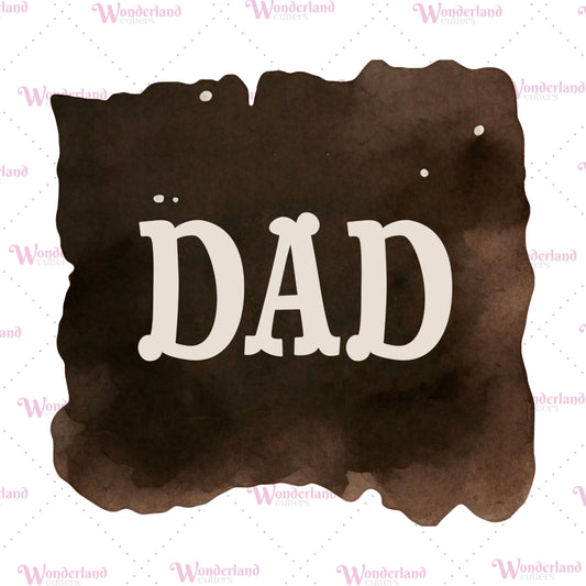 Dad Leather Sign CC