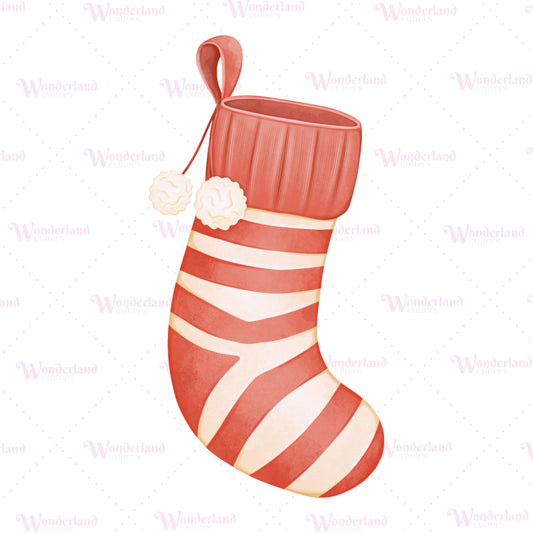 Christmas Stocking Striped