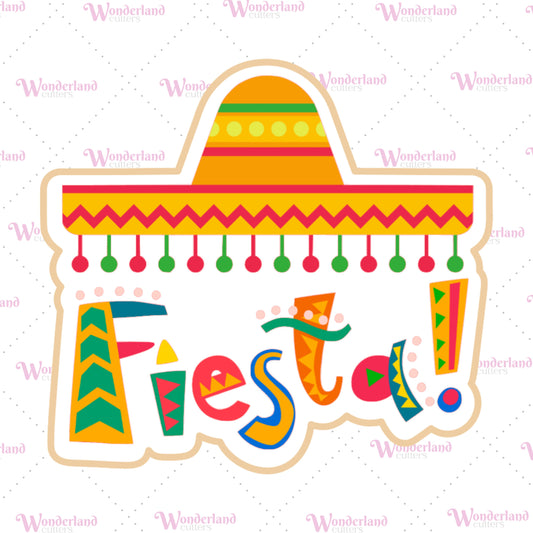 DIGITAL STL - Fiesta Sombrero Plaque