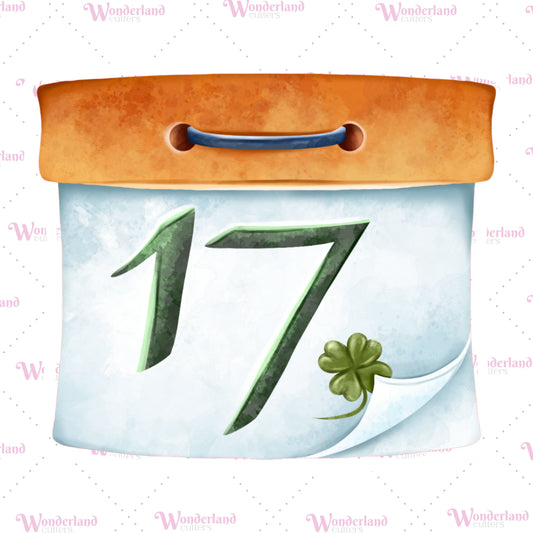 St Patrick's 17th Calendar Page
