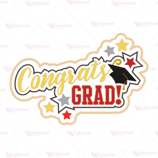 Congrats Grad Plaque CC