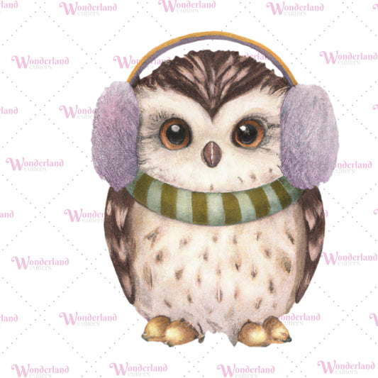 DIGITAL STL - Winter Owl