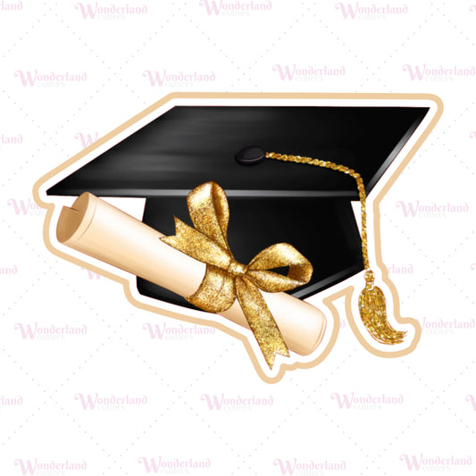 Sparkly Grad Cap & Diploma
