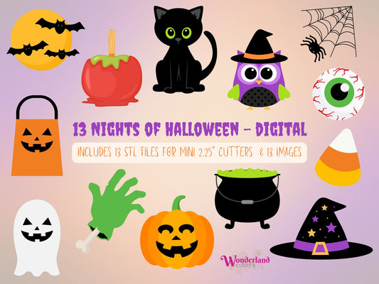 DIGITAL STL - 13 Nights of Halloween