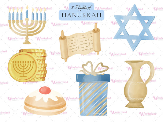Hanukkah Set of 8 Cutters