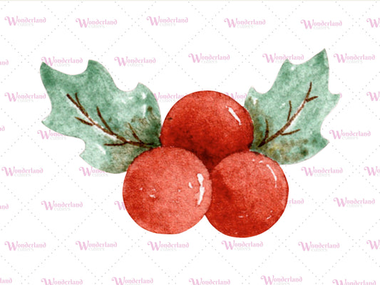 Christmas Holly & Berries CC